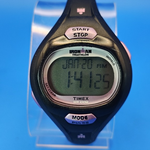 Vintage 1998‎ Timex Iron Man Triathlon Indiglo 38mm Womens Quartz sport Watch main image 8